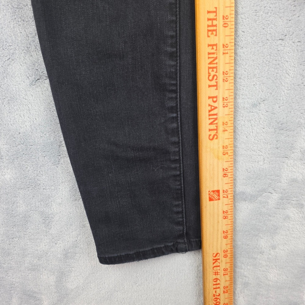American Eagle Ne(x)t Level Stretch Jegging Jean Black Distressed Womens 12 Long - Picture 6 of 13